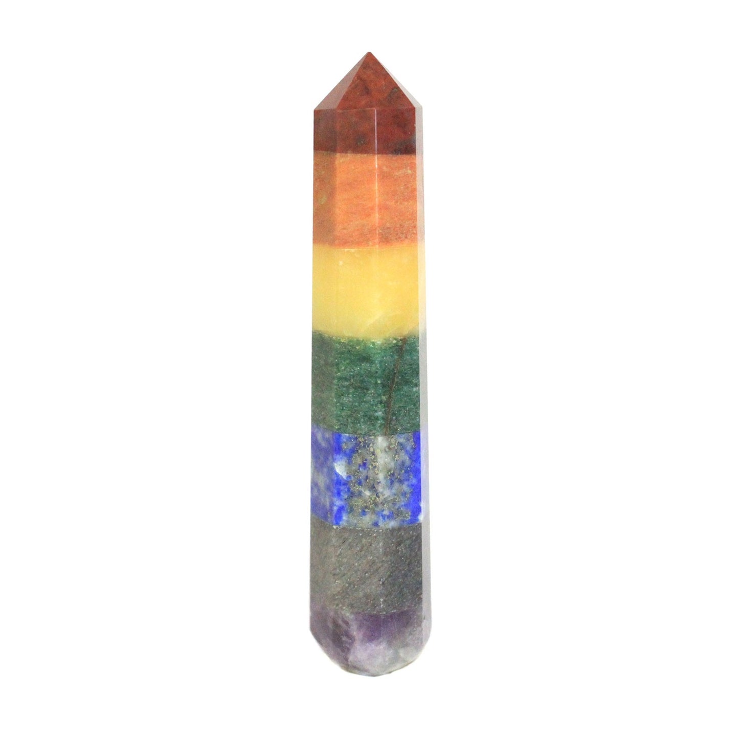 Bonded Gemstone Chakra Magic Wand & Massage Tool 80-90mm