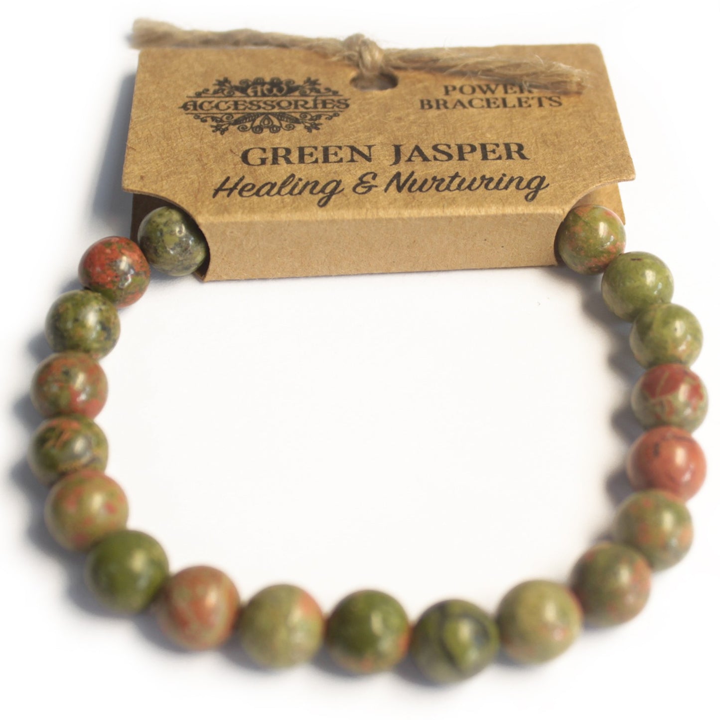 Power Bracelet - Unakite (Green Jasper)