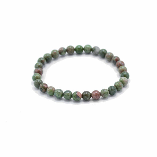 Gemstone Manifestation Bracelet - Unakite - Growth