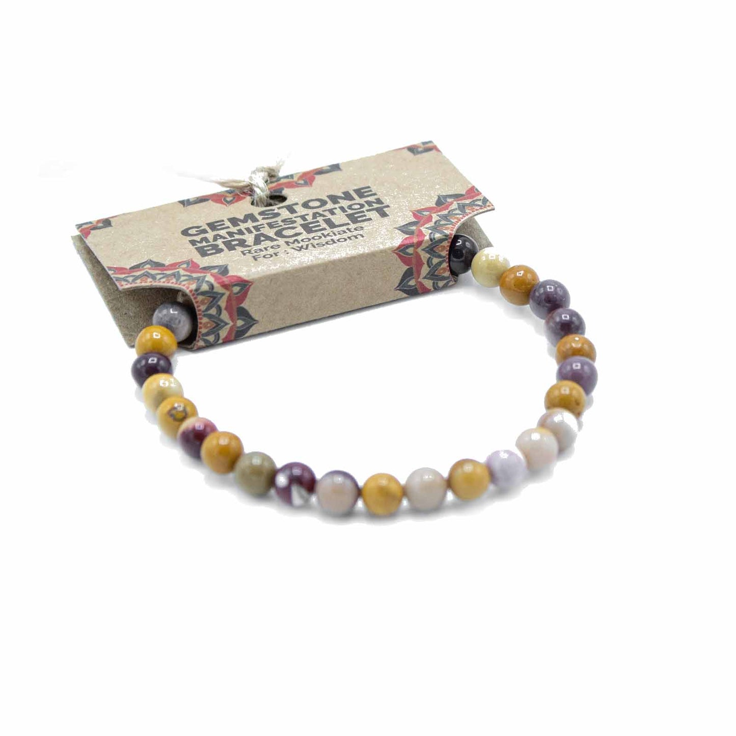 Gemstone Manifestation Bracelet - Rare Mookaite - Wisdom