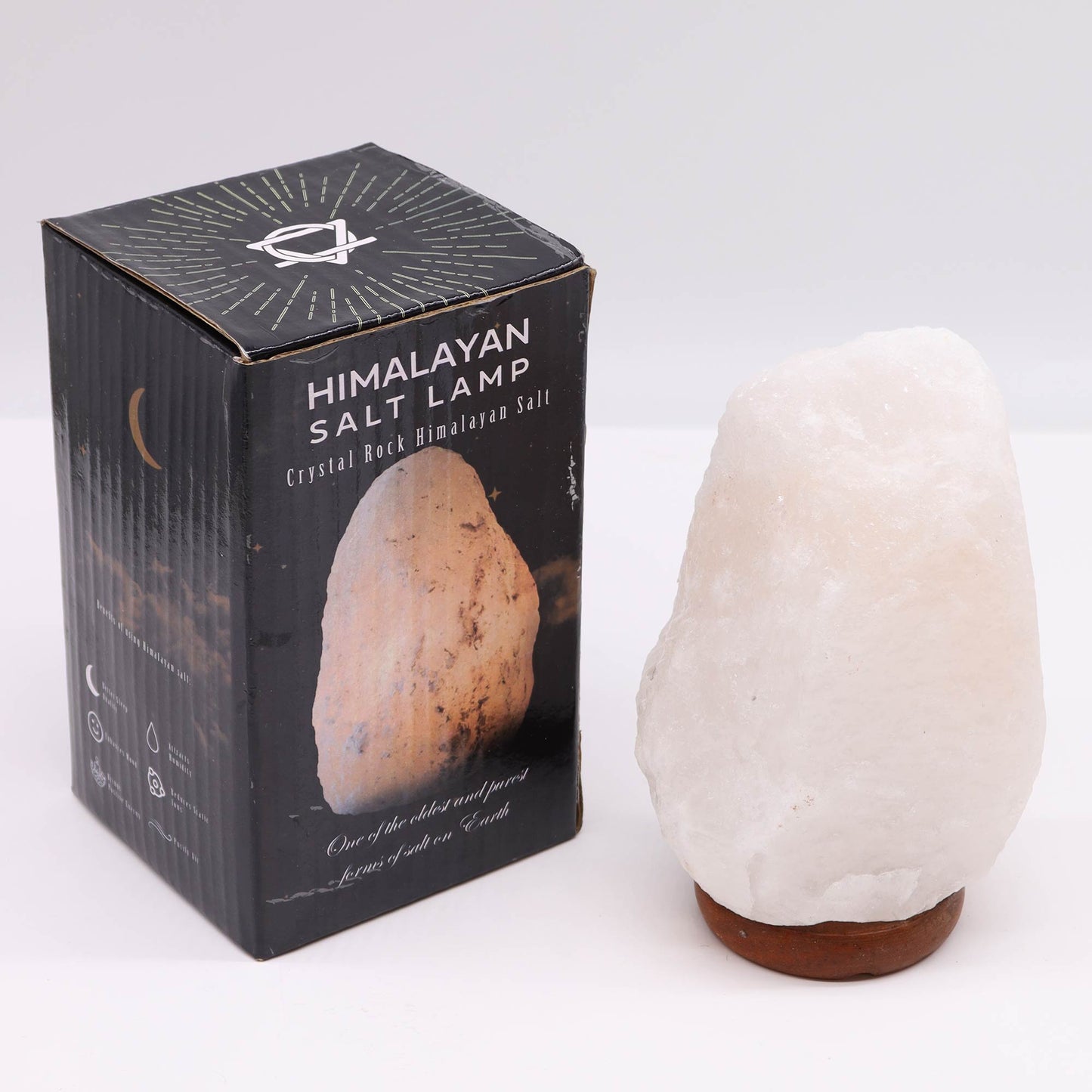 Crystal Rock Himalayan Salt Lamp - & Base 2-3kg