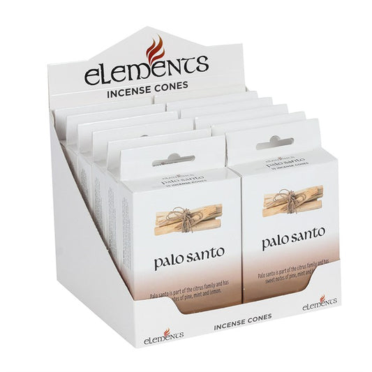 Set of 12 Packets of Elements Palo Santo Incense Cones