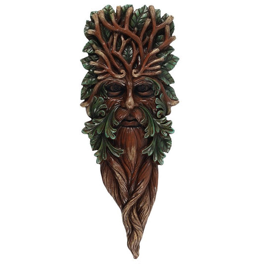 42x15cm Green Man Wall Plaque