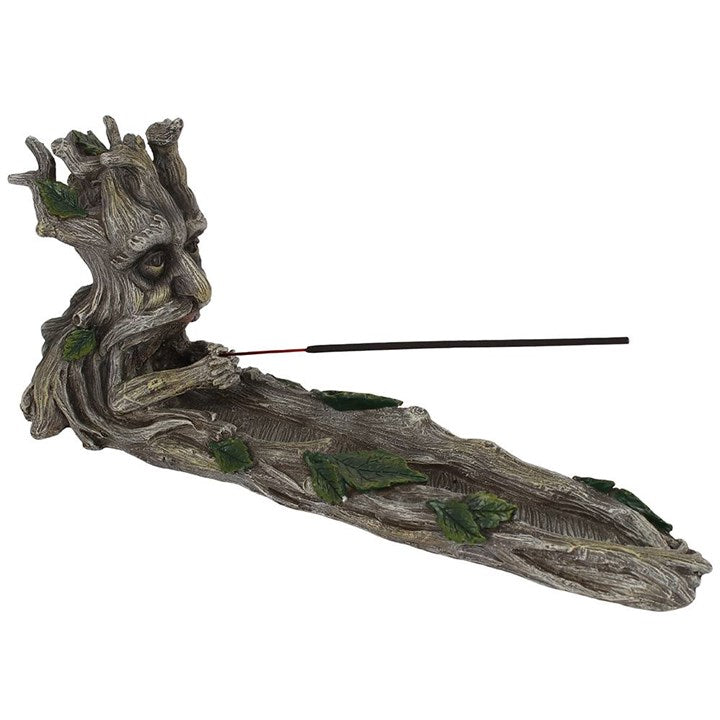 Green Man Incense Stick Holder