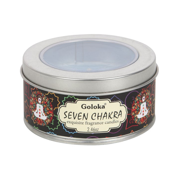 Goloka Seven Chakra Soya Wax Candle