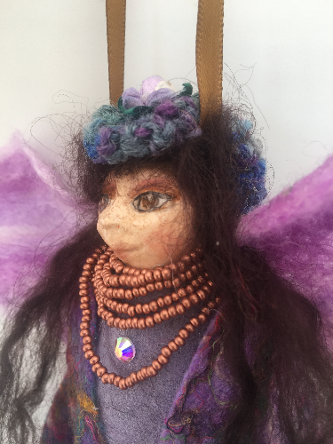 DILI, One of a Kind Welsh Fairy Art Doll Handmade Fantasy Figurine Mythical Creature Collectible