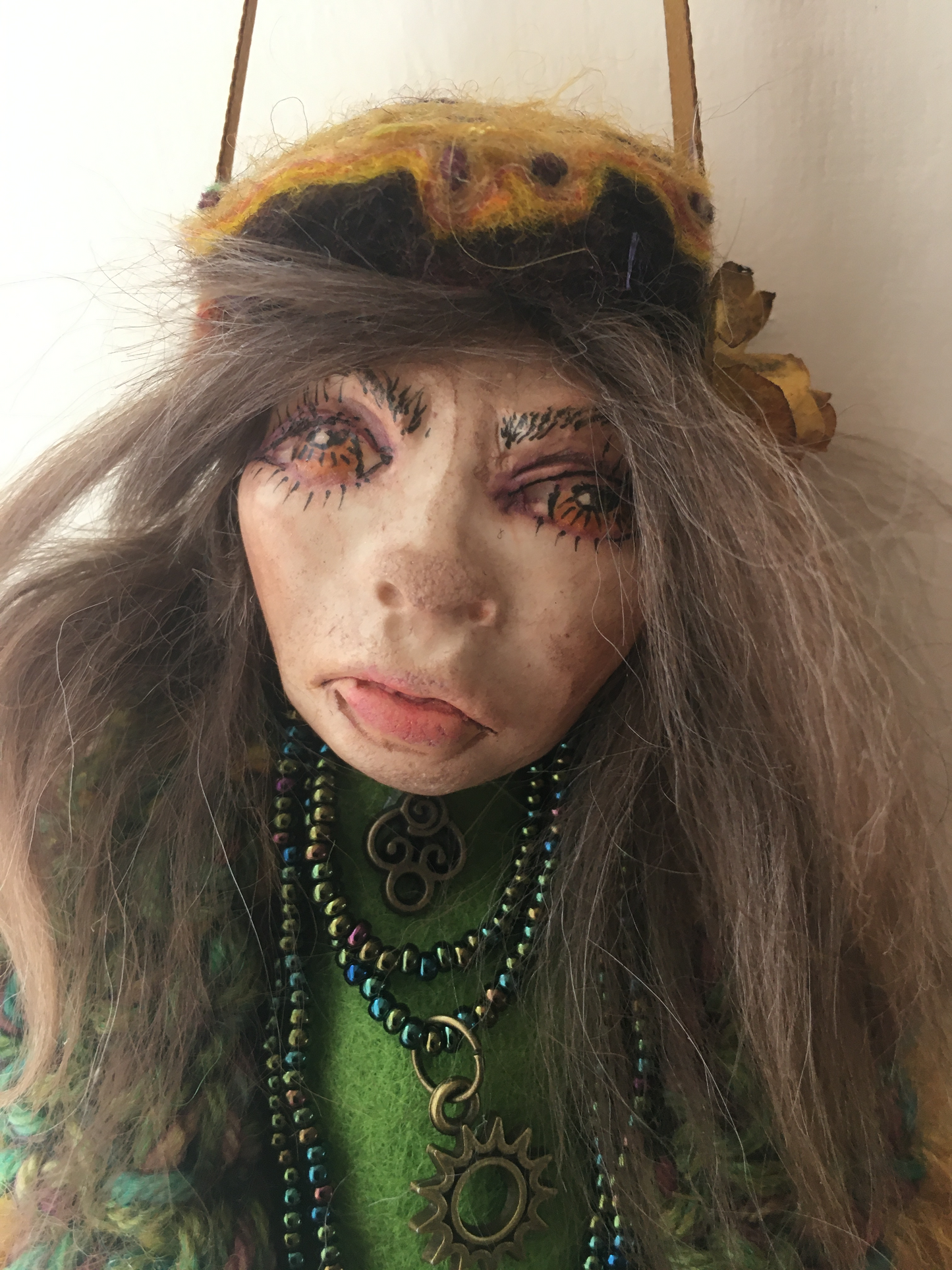 BERYL,  Handmade OOAK Welsh Fairy Witch Art Doll