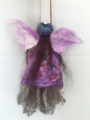 DILI, One of a Kind Welsh Fairy Art Doll Handmade Fantasy Figurine Mythical Creature Collectible