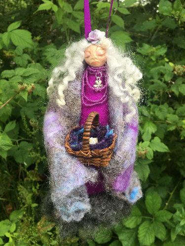 AELWEN, Handmade OOAK Welsh Fairy Art Doll