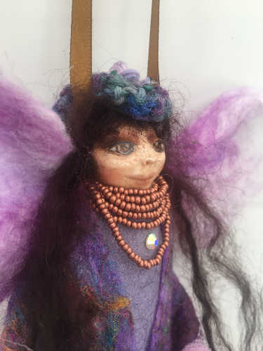 DILI, One of a Kind Welsh Fairy Art Doll Handmade Fantasy Figurine Mythical Creature Collectible