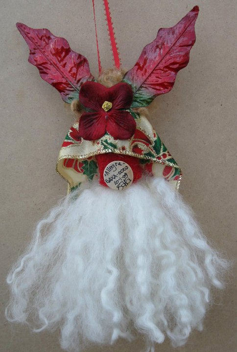 Allegra: Handmade OOAK Guardian Angel Christmas Angel Art Doll