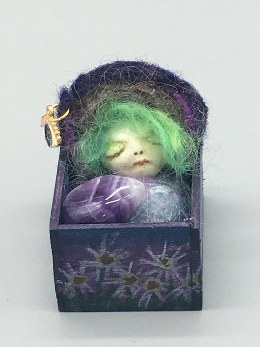 Handmade OOAK Fairy Baby Witch Changeling Art Doll