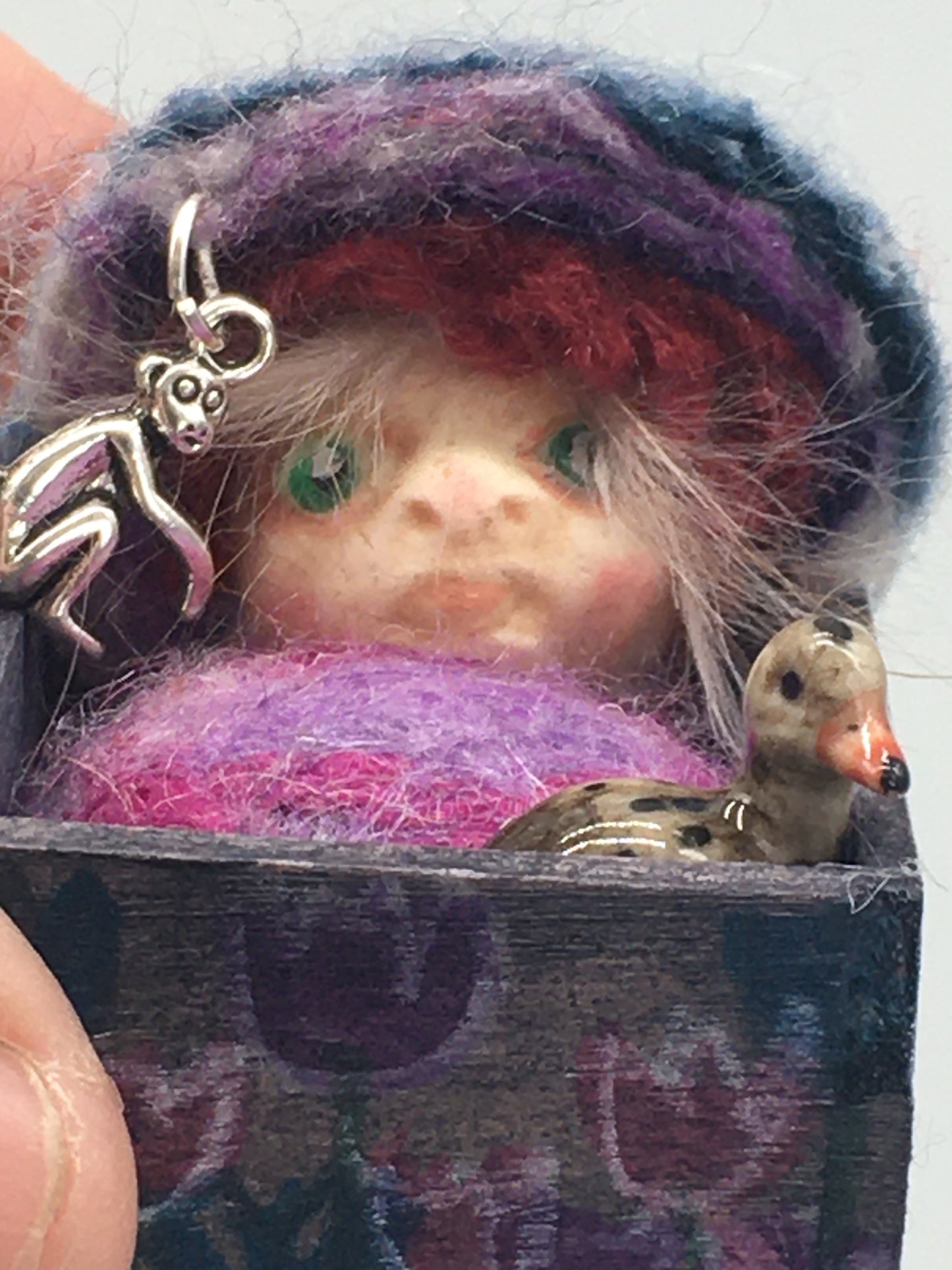 Handmade OOAK Fairy Baby Witch Changeling Art Doll