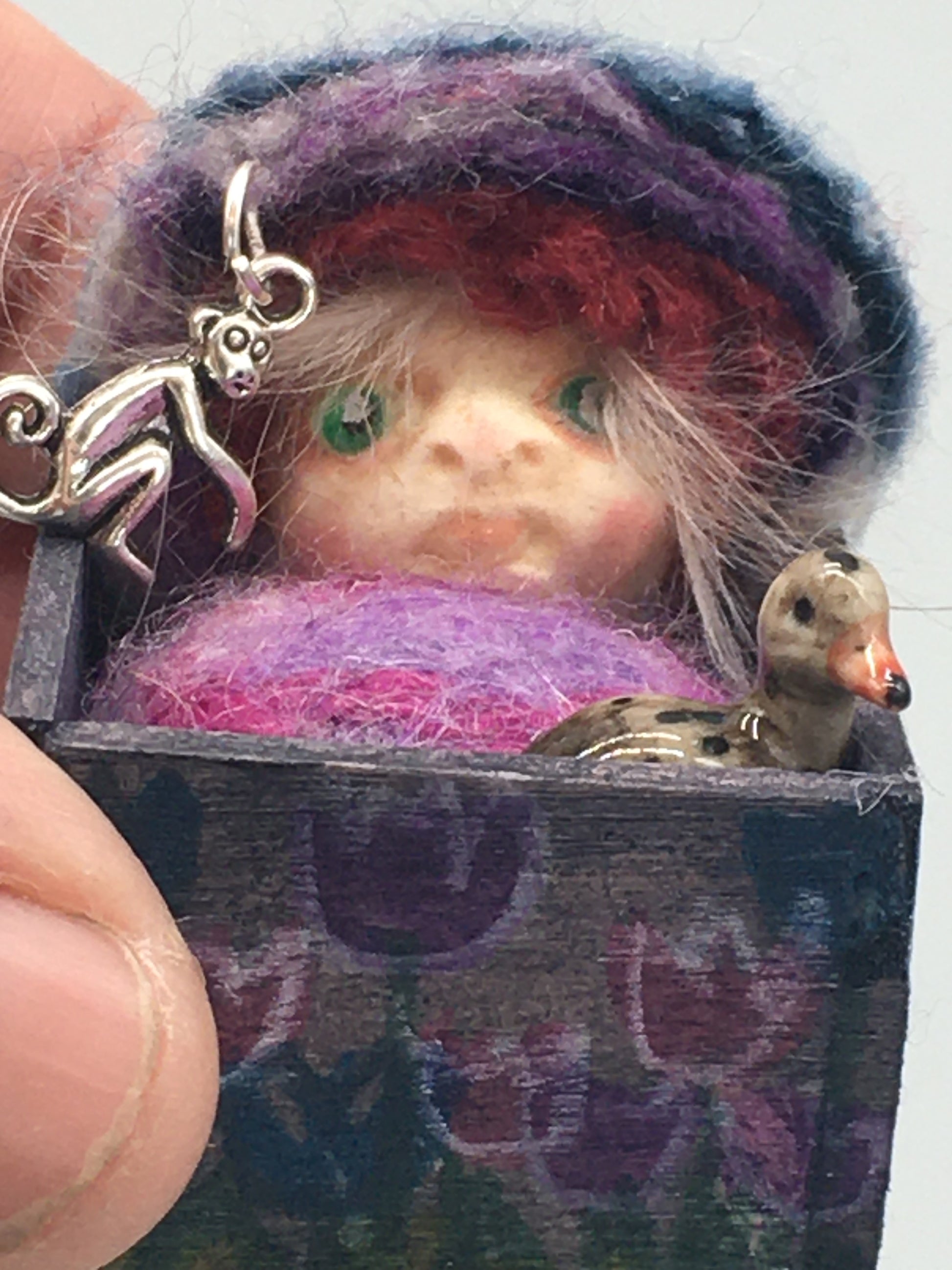 Handmade OOAK Fairy Baby Witch Changeling Art Doll