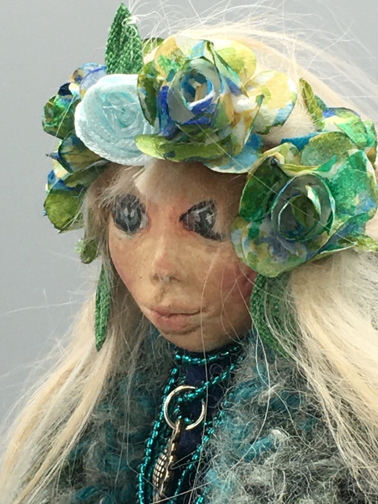 RHAEADR: Handmade OOAK Art Doll Welsh Fairy Fantasy