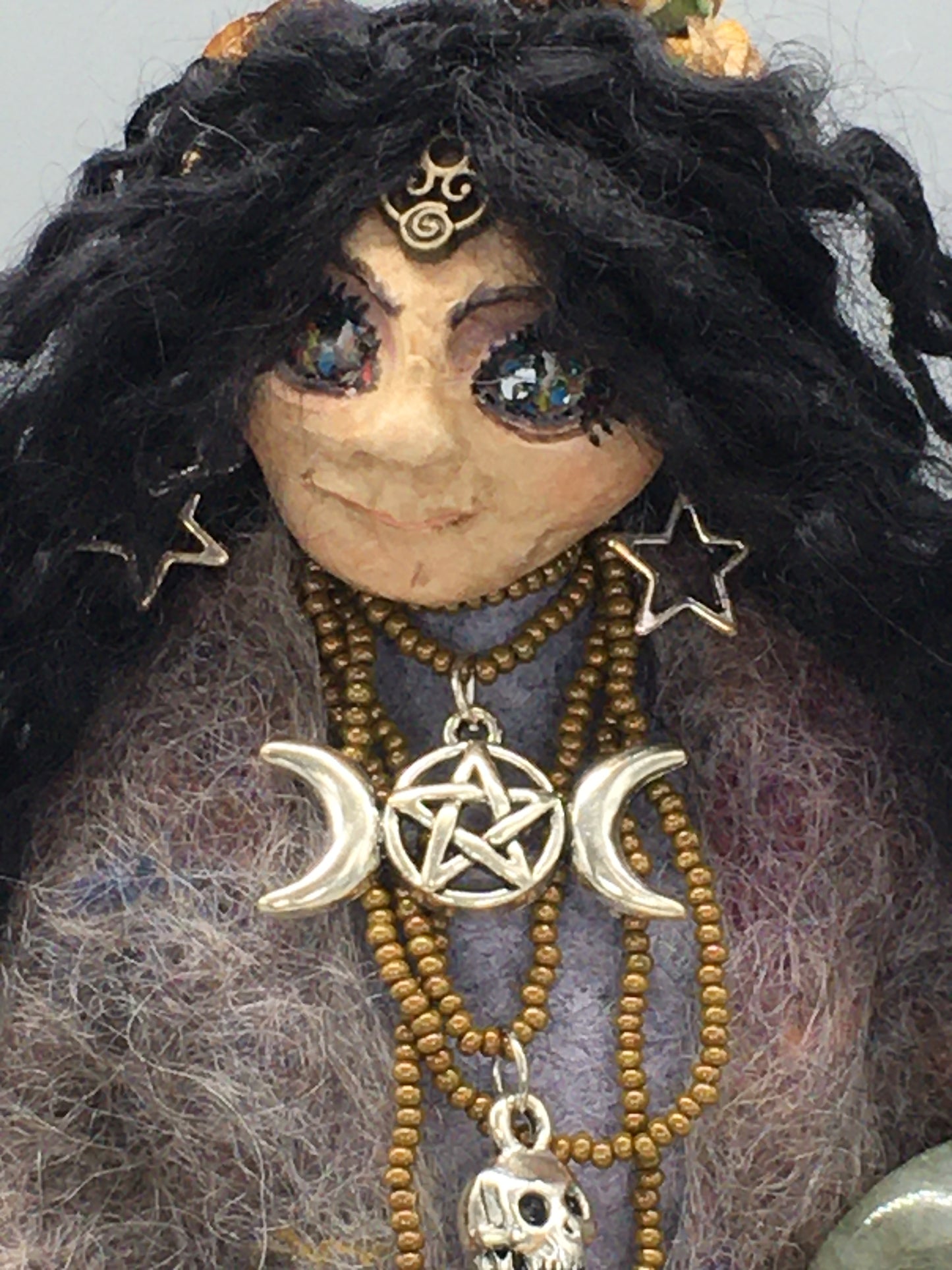 HUD A LLEDRITH: OOAK Handmade Welsh Witch Fairy Art Doll