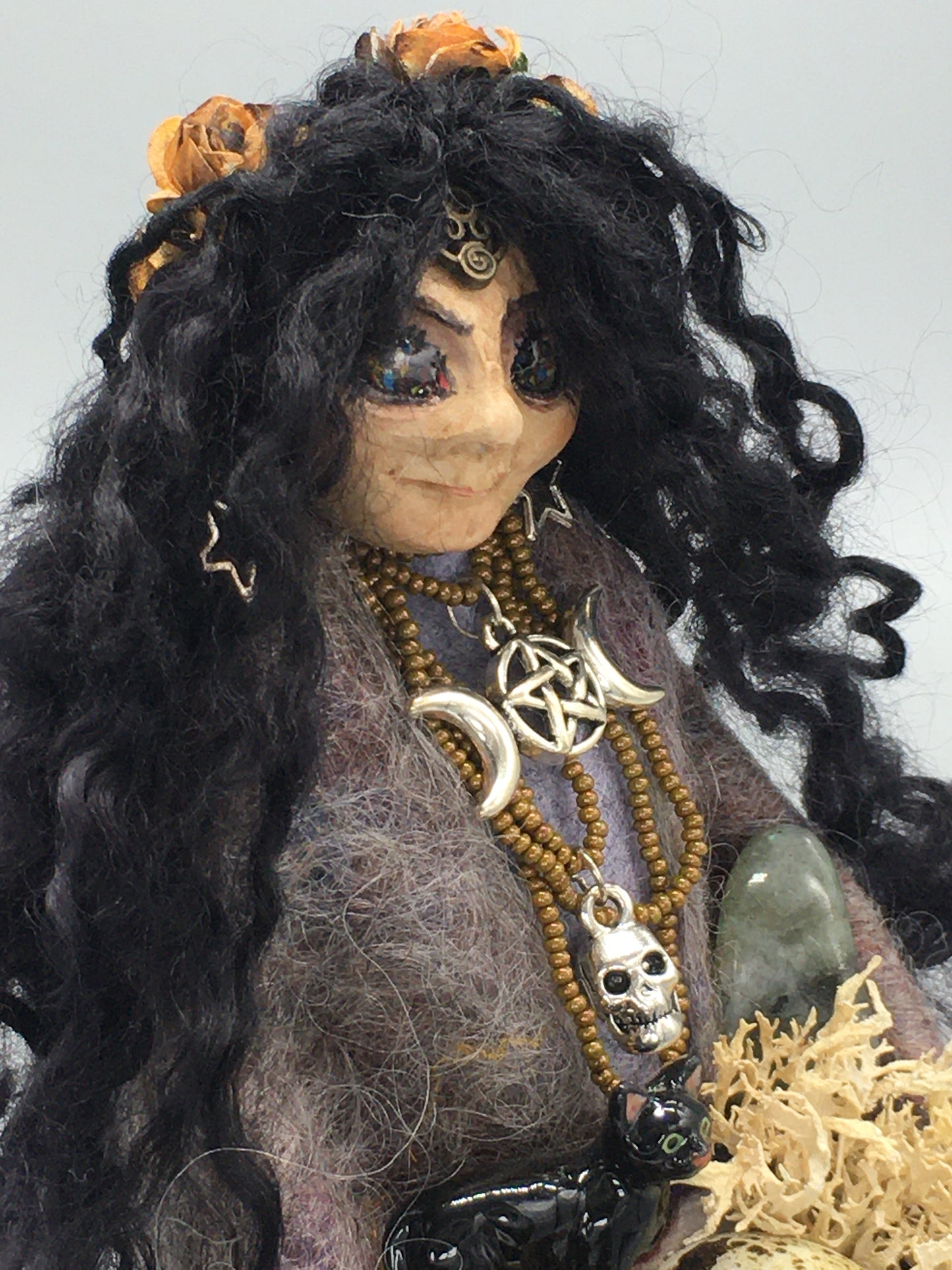 HUD A LLEDRITH: OOAK Handmade Welsh Witch Fairy Art Doll