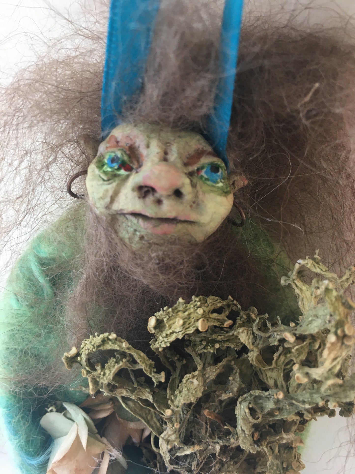 ERYL, Handmade OOAK Goblin Gnome Welsh Fairy Art Doll