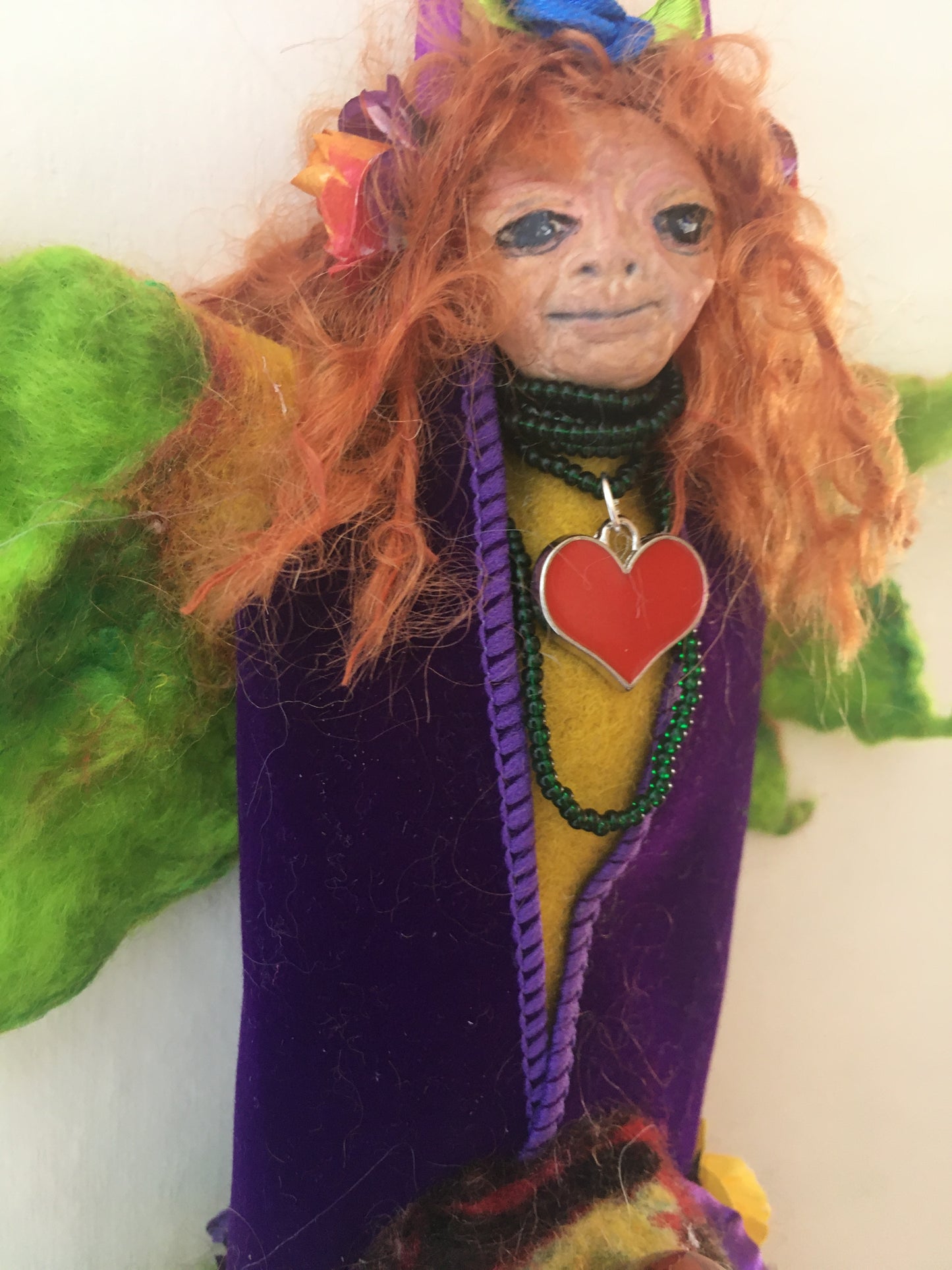 RAGNELL, Handmade OOAK Crone Witch *  Welsh Fairy Magick Art Doll