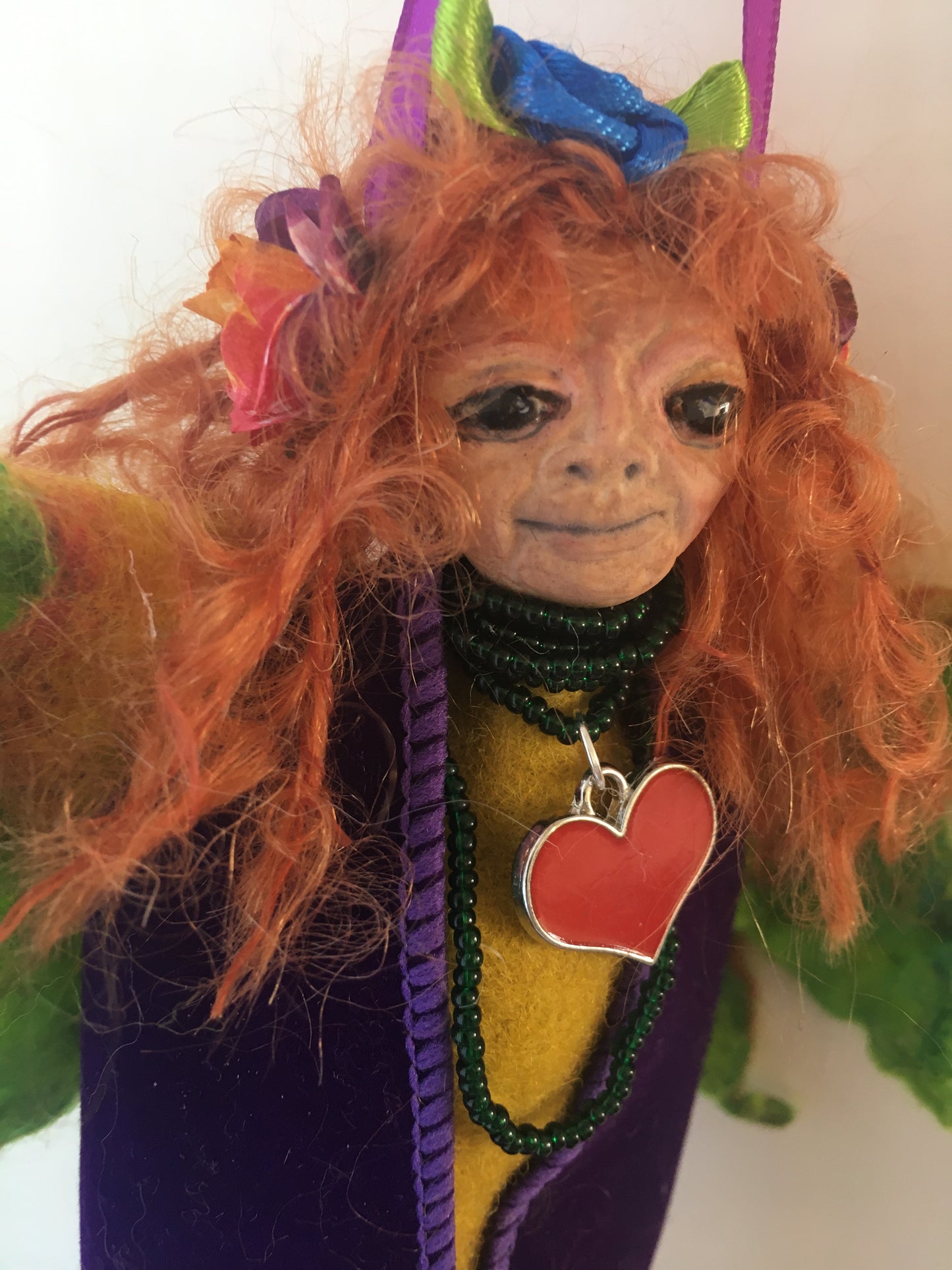 RAGNELL, Handmade OOAK Crone Witch *  Welsh Fairy Magick Art Doll