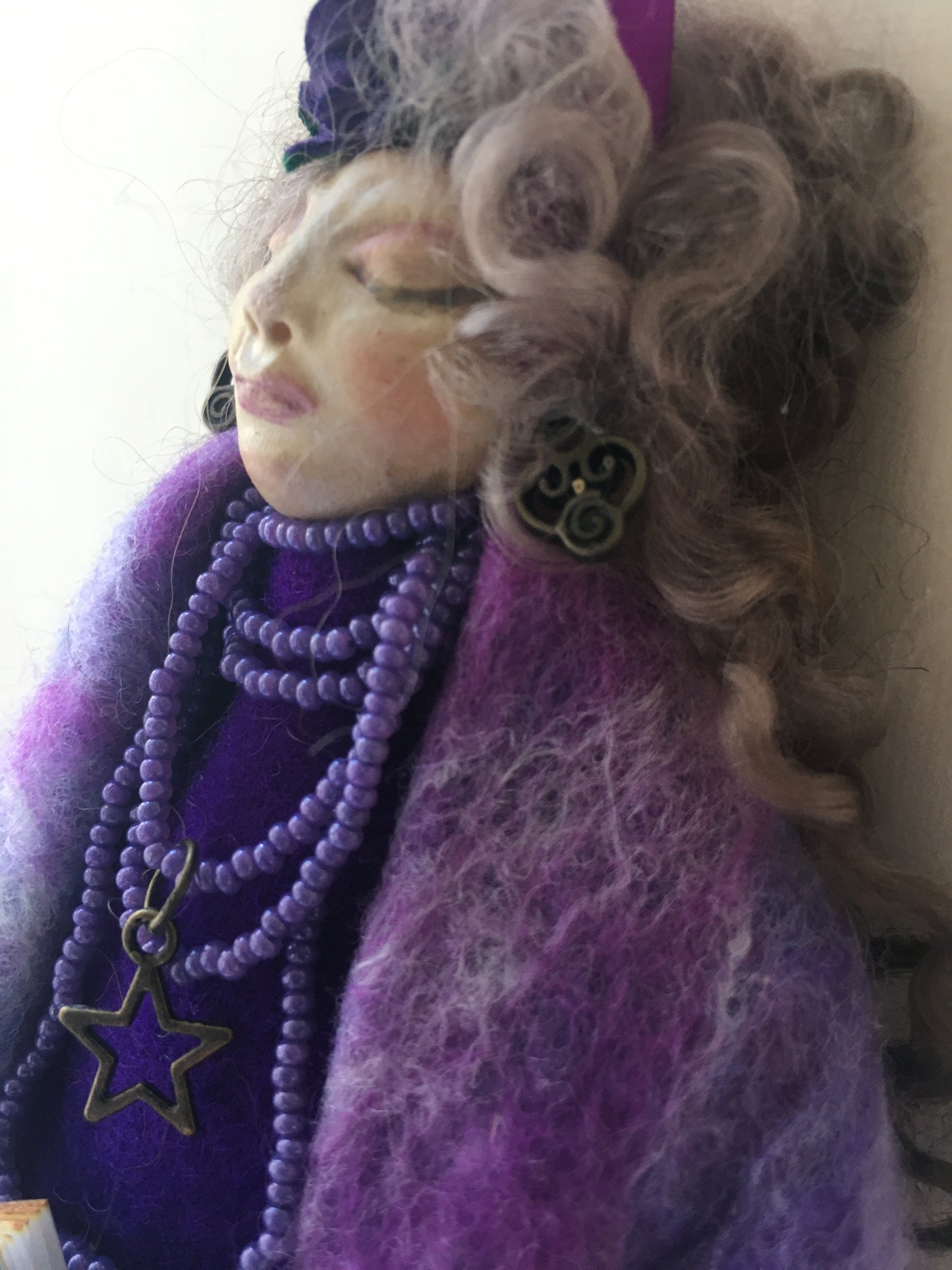 WENORA, Witch OOAK Welsh Fairy Art Doll Handmade Wise Woman Wicca Pagan Fantasy