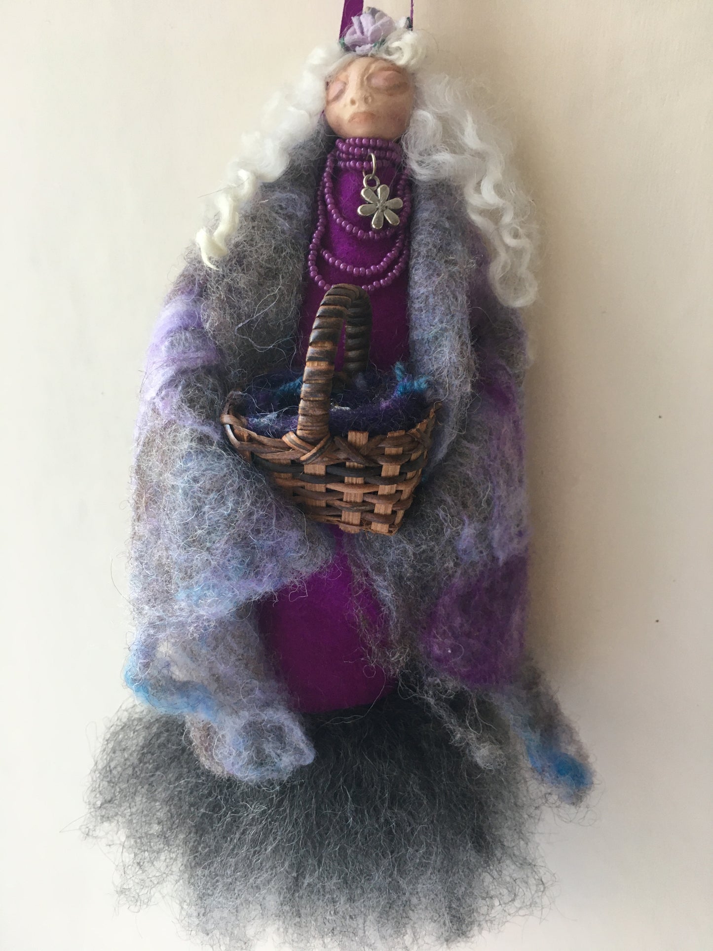 AELWEN, Handmade OOAK Welsh Fairy Art Doll