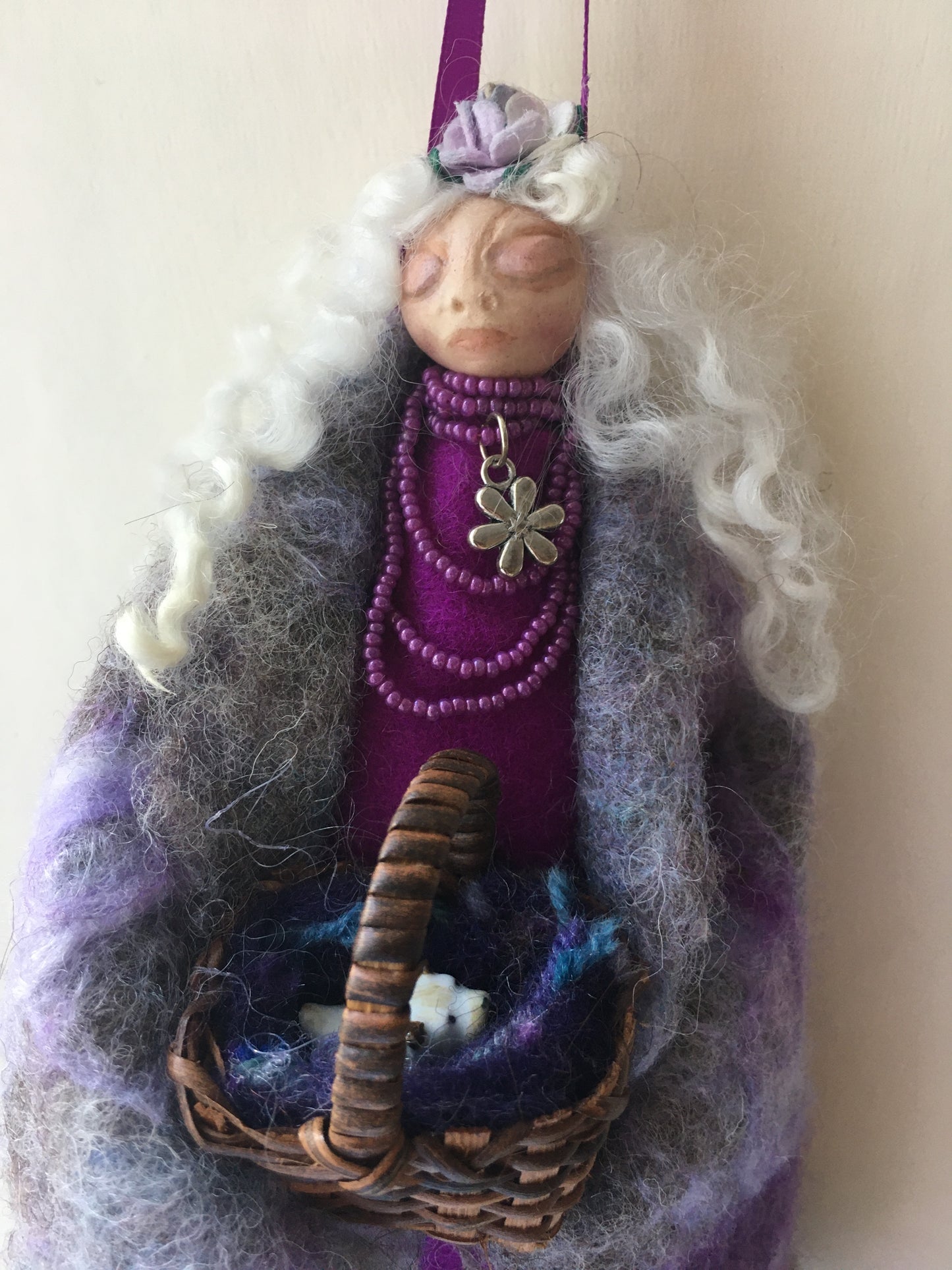 AELWEN, Handmade OOAK Welsh Fairy Art Doll