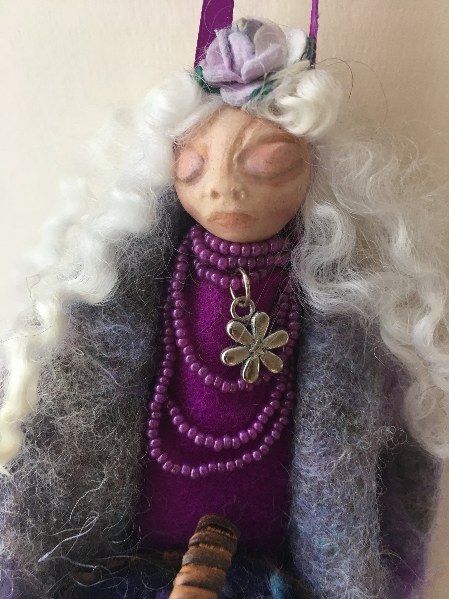 AELWEN, Handmade OOAK Welsh Fairy Art Doll