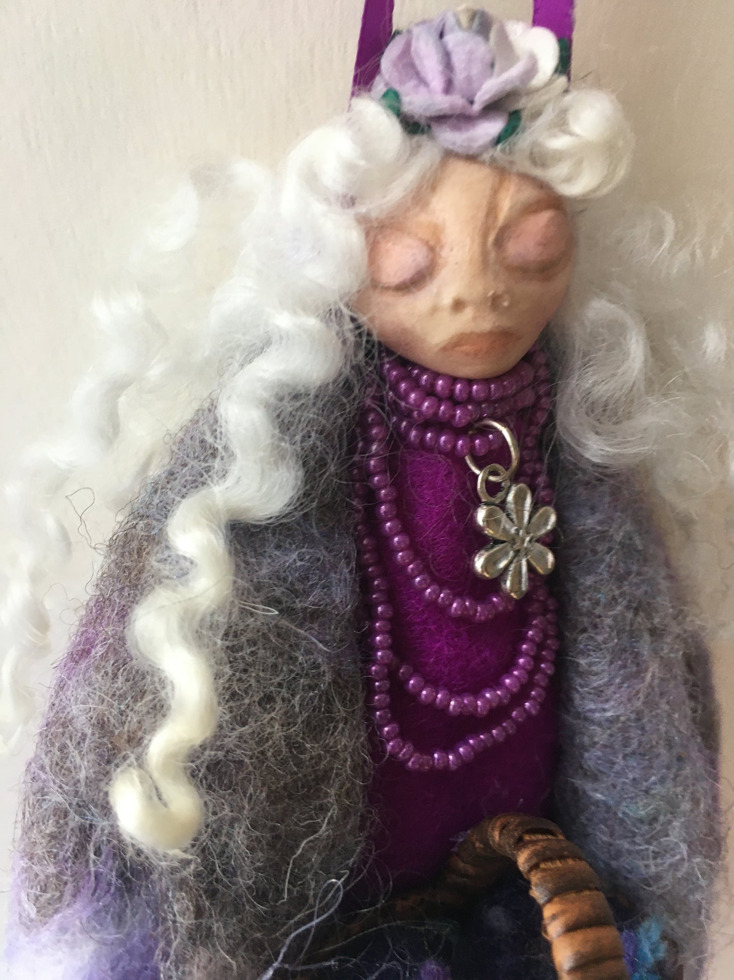 AELWEN, Handmade OOAK Welsh Fairy Art Doll