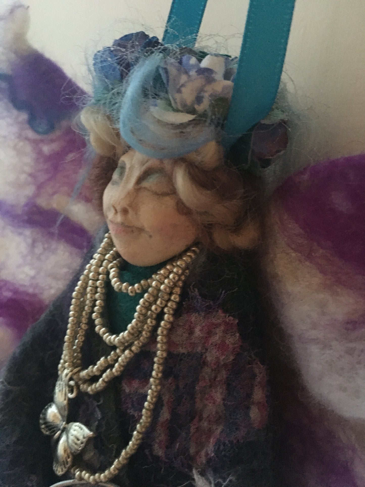 ROBYNA, Handmade OOAK Welsh Fairy Art Doll * Happy Wise Woman