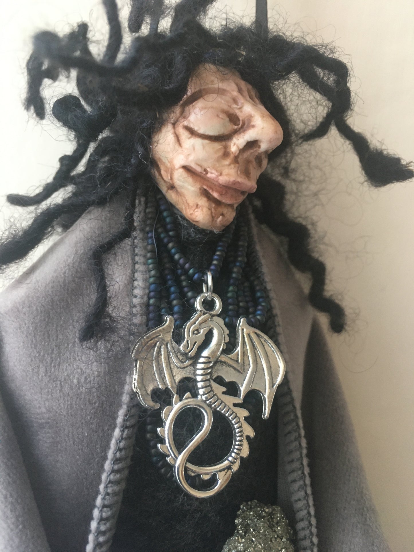 PEFRIO: Handmade Sorcerer Fairy Art Doll OOAK Wizard