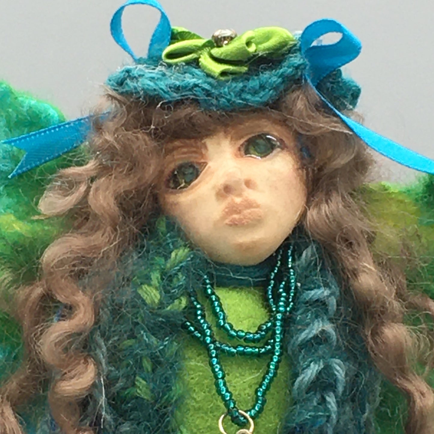 MARGED, Handmade OOAK Water Spirit Welsh Fairy Art Doll