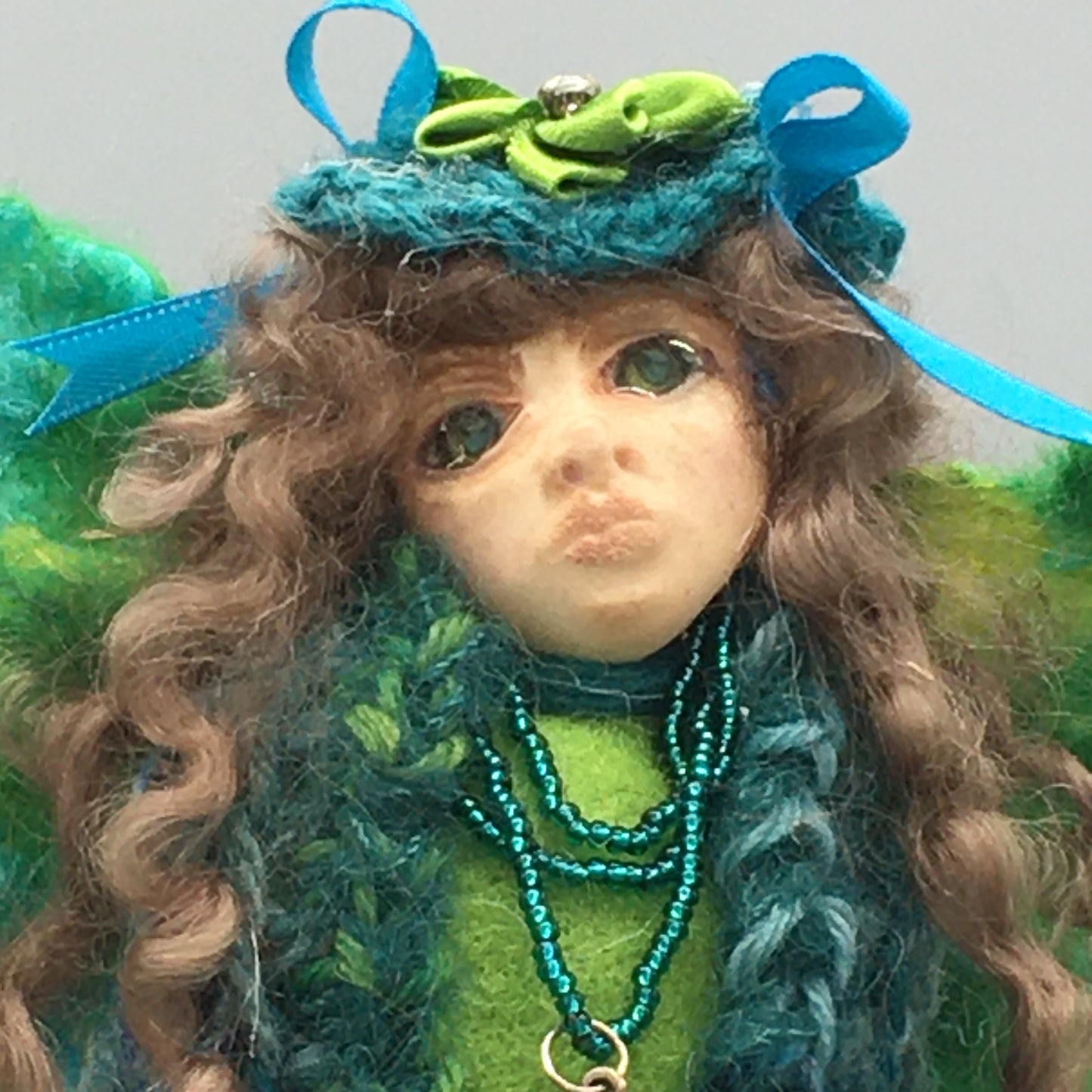 MARGED, Handmade OOAK Water Spirit Welsh Fairy Art Doll