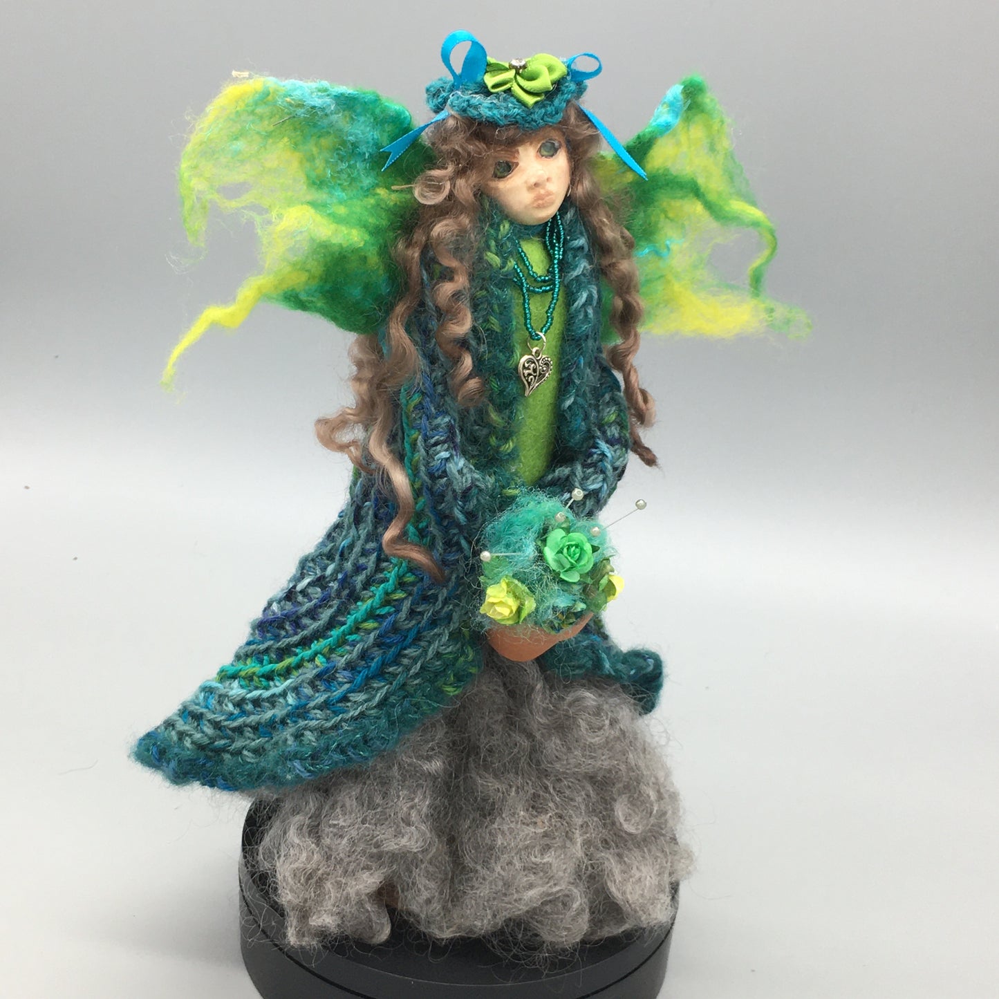 MARGED, Handmade OOAK Water Spirit Welsh Fairy Art Doll