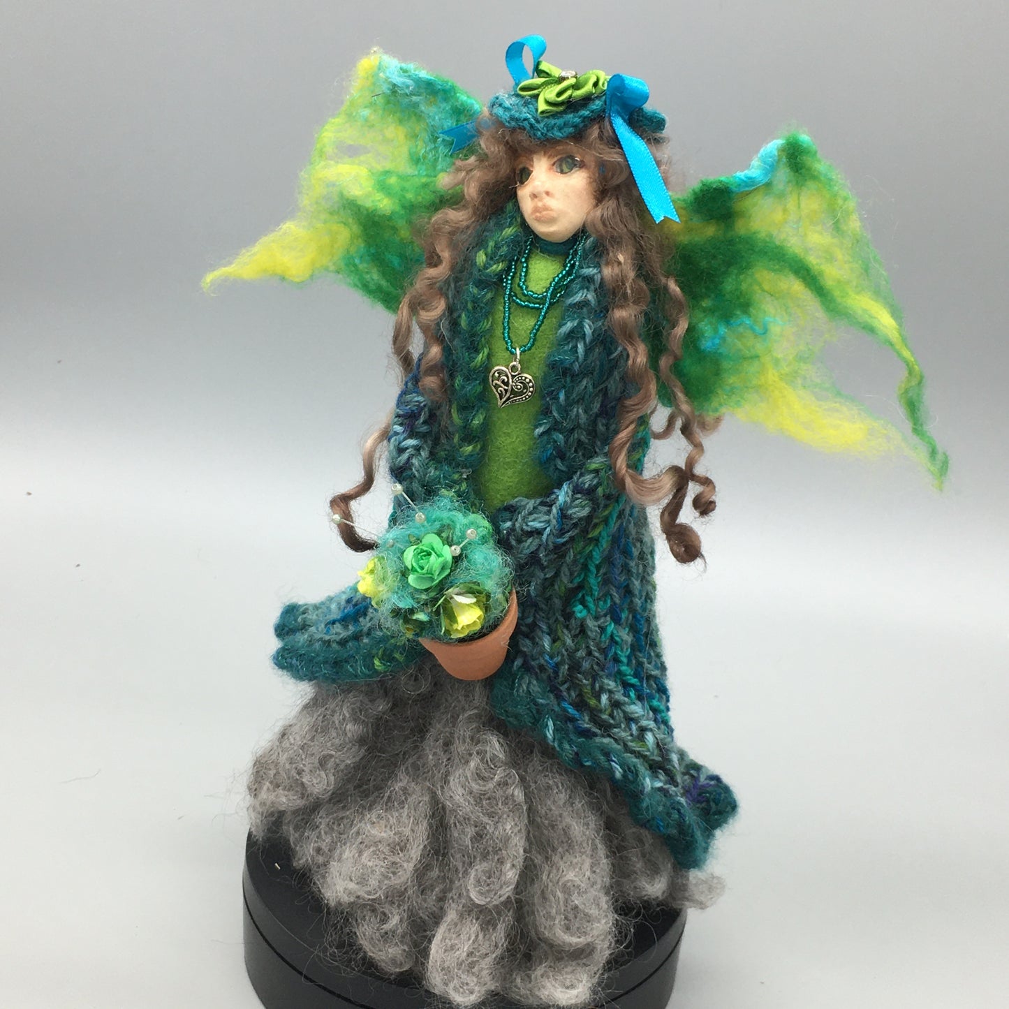 MARGED, Handmade OOAK Water Spirit Welsh Fairy Art Doll