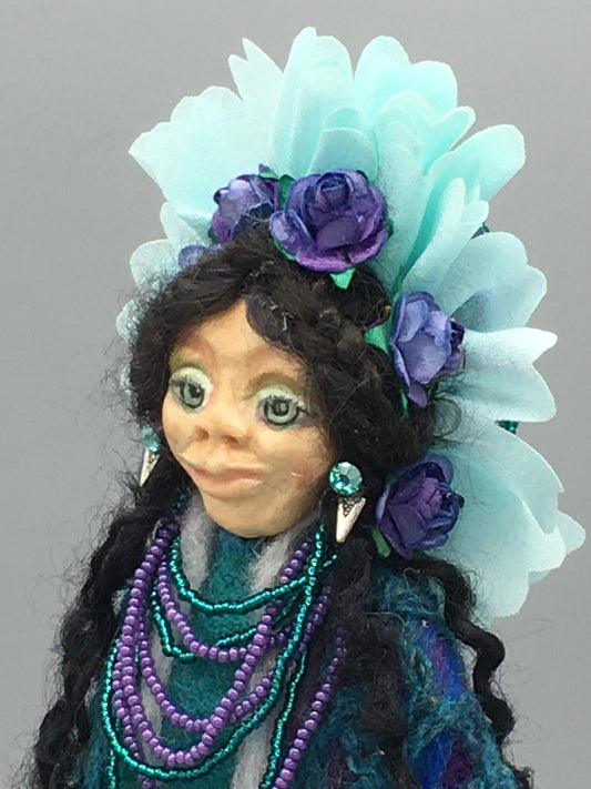 Handmade OOAK Fairy Witch Art Doll Apothecary