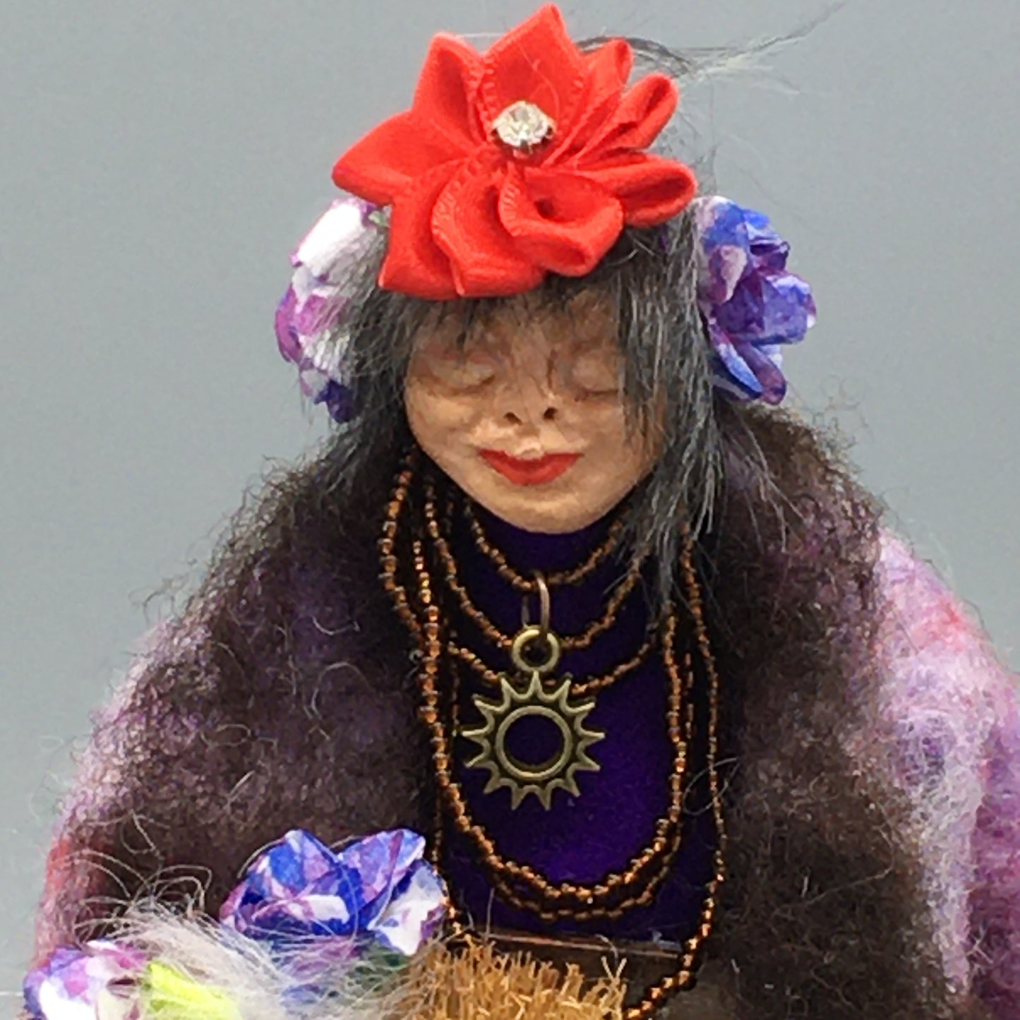 CATH FACH: OOAK Handmade Fairy Art Doll Wise Woman Spirit Doll