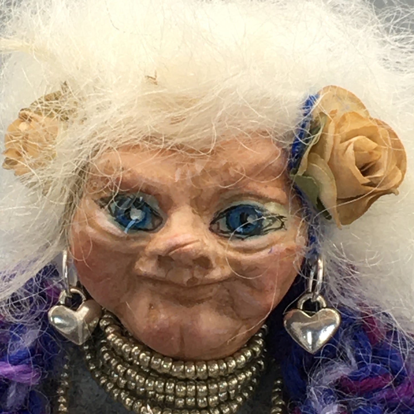 HUNYDD, Handmade OOAK Welsh Crone Fairy Art Doll