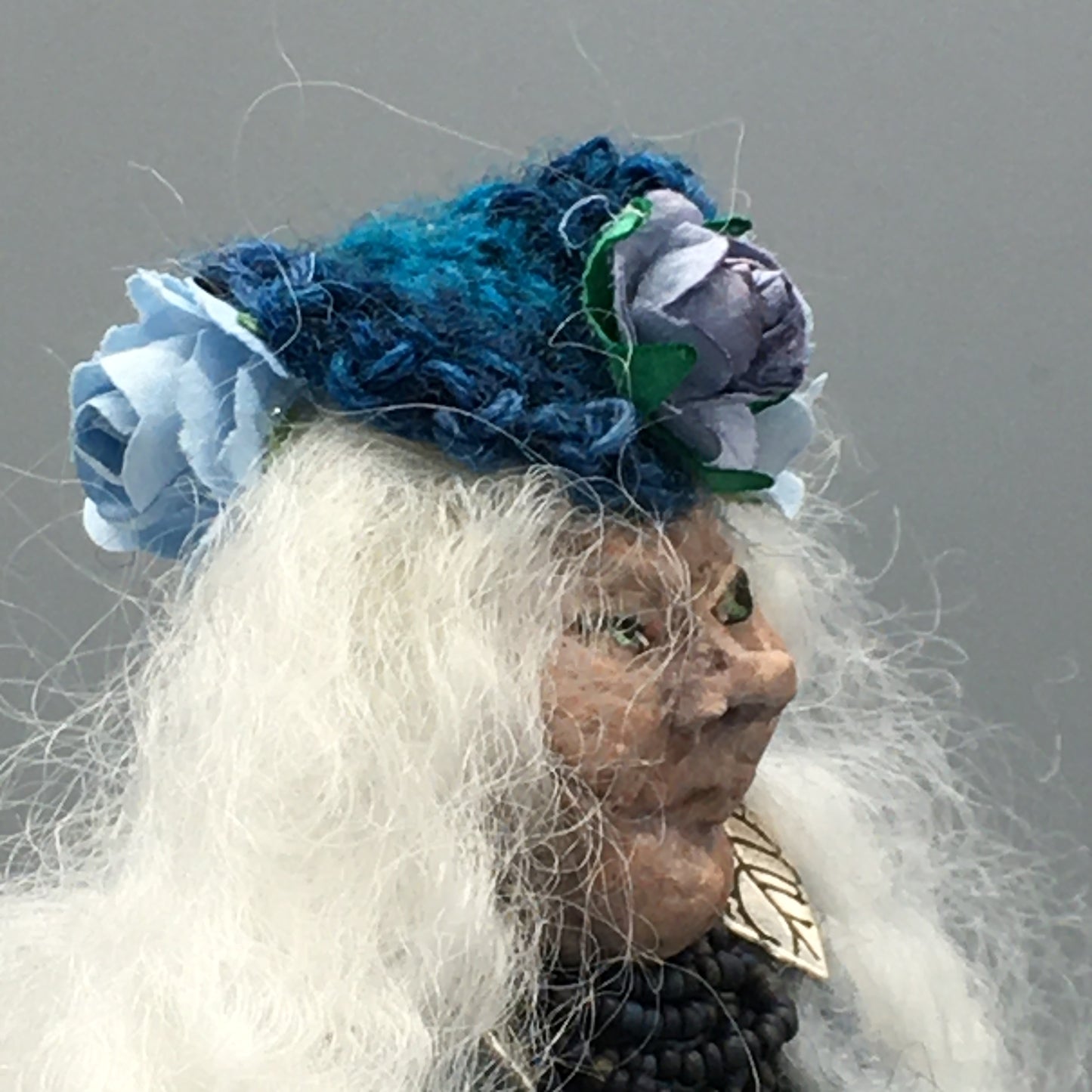 DEILWEN, Handmade Welsh Crone Fairy Witch Art Doll