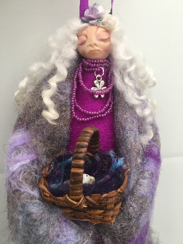 AELWEN, Handmade OOAK Welsh Fairy Art Doll