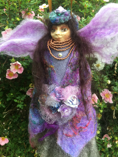 DILI, One of a Kind Welsh Fairy Art Doll Handmade Fantasy Figurine Mythical Creature Collectible