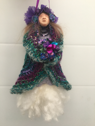 RHIELL, Handmade OOAK Welsh Fairy Art Doll